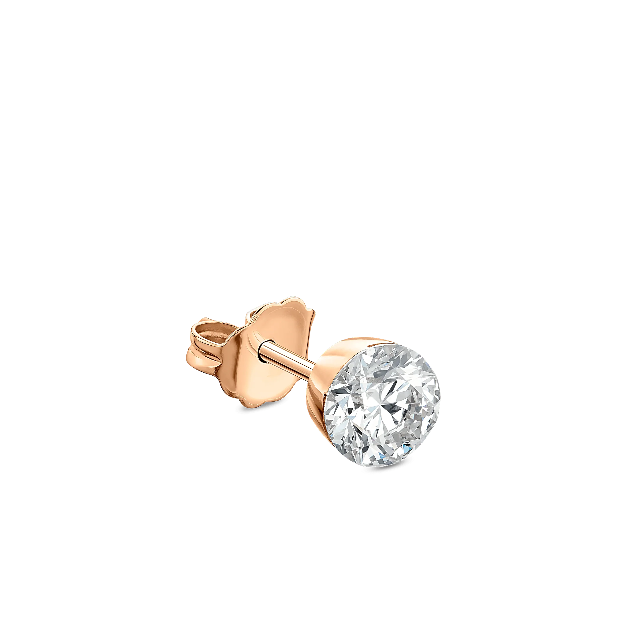 Invisible Set Diamond Stud Earring - Image 110