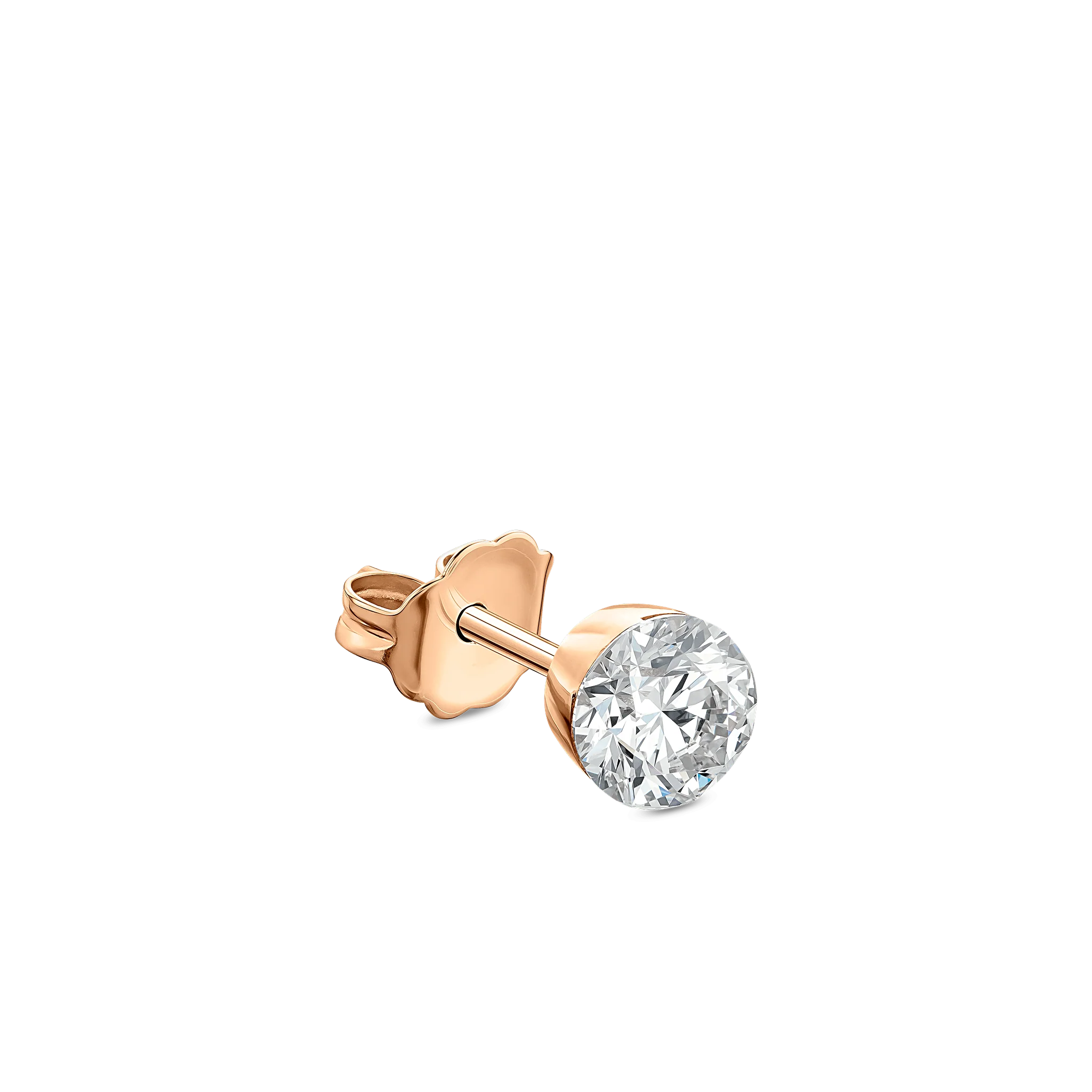 Invisible Set Diamond Stud Earring - Image 113