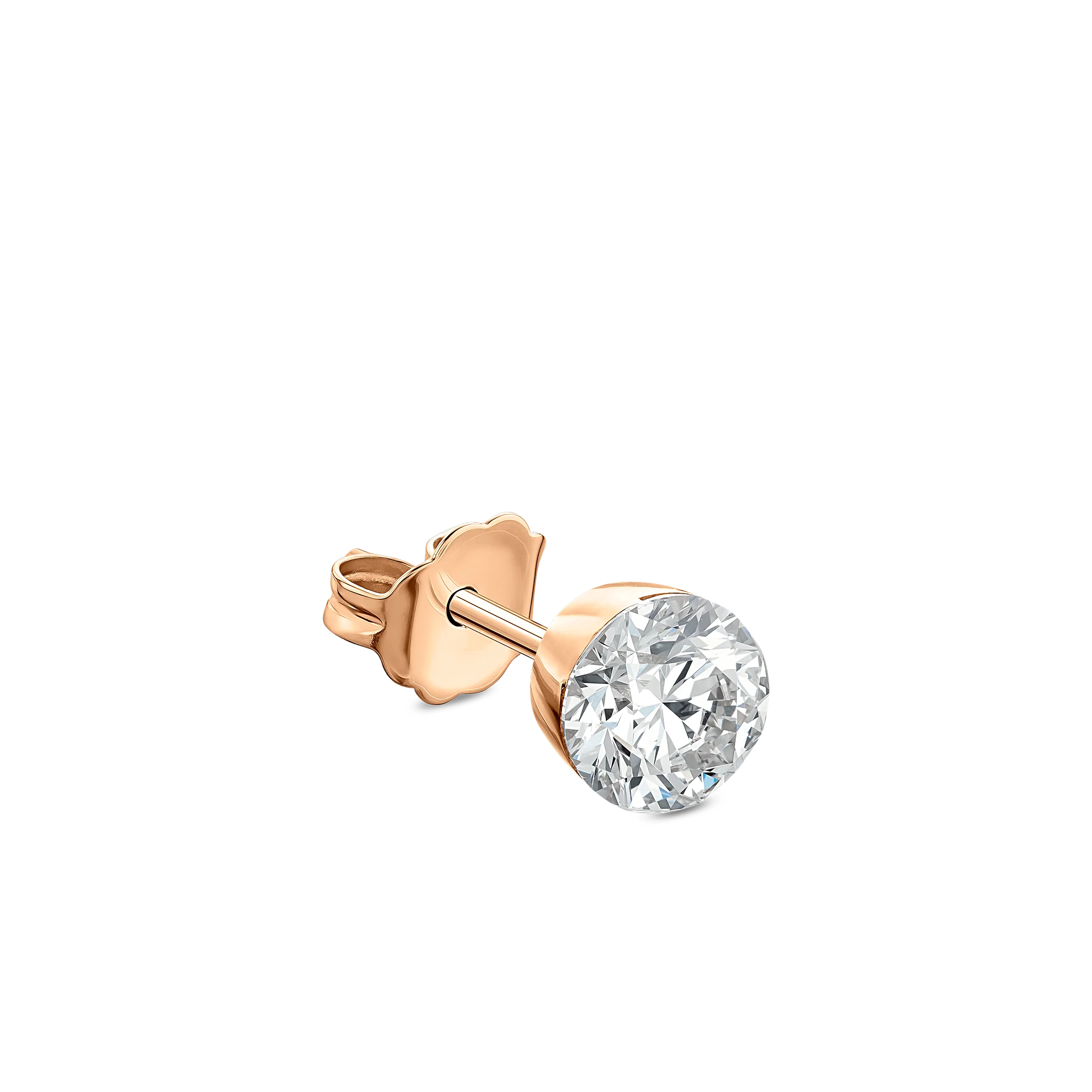 Invisible Set Diamond Stud Earring - Image 116