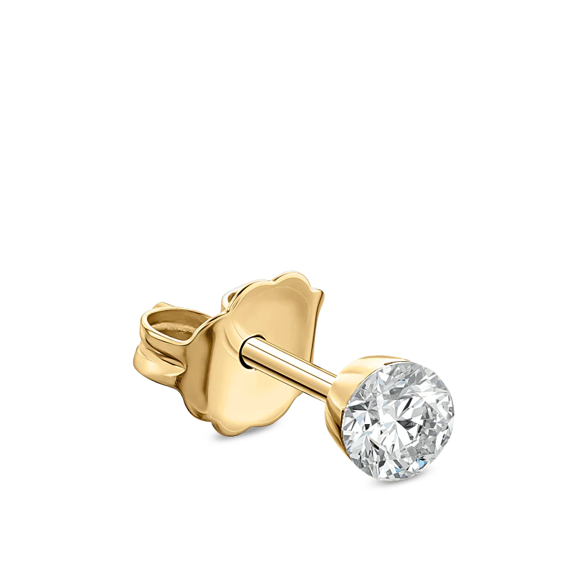 Invisible Set Diamond Stud Earring - Image 42