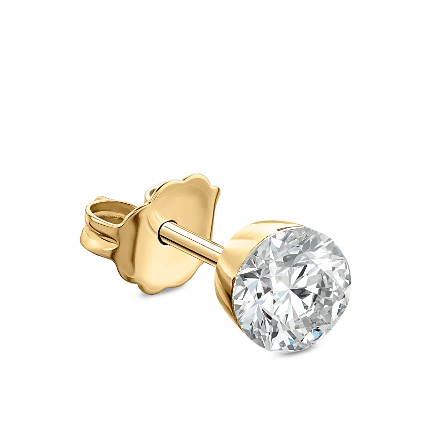 Invisible Set Diamond Stud Earring - Image 61