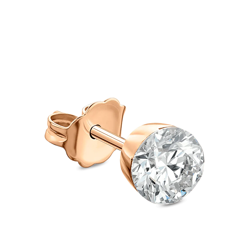 Invisible Set Diamond Stud Earring - Image 71