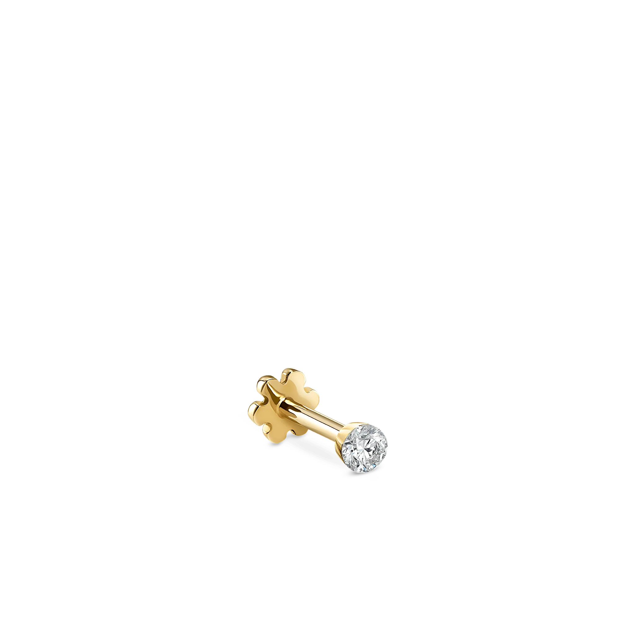 Invisible Set Diamond Threaded Stud Earring - Image 137