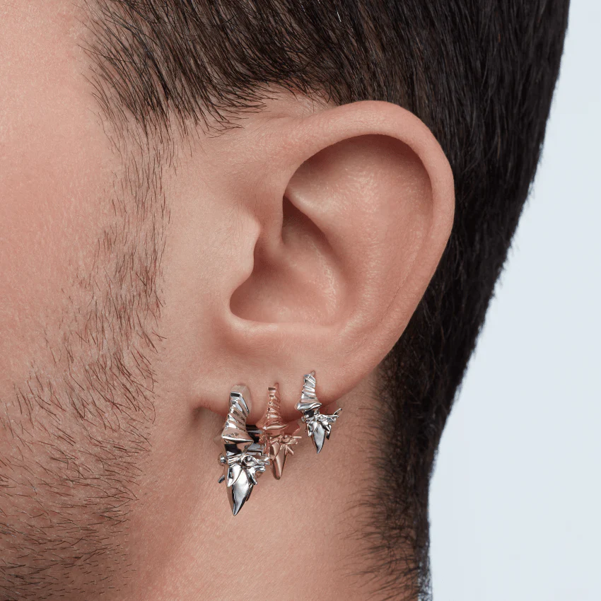 Large Javanese Spike Hoop Earring - Image 6