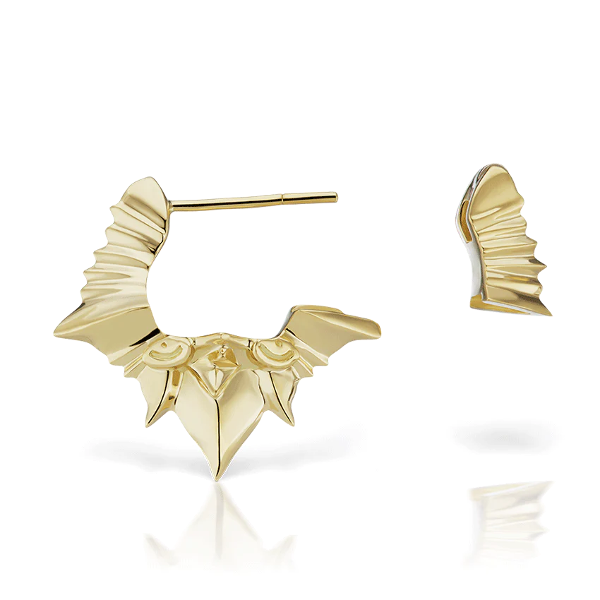 Large Javanese Spike Hoop Earring - Image 9