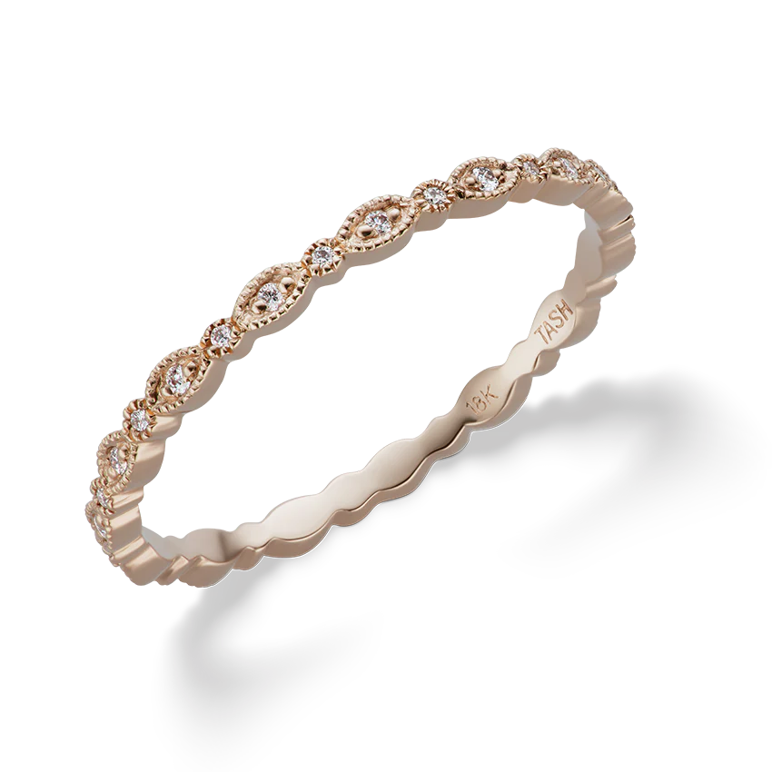 Marquise Diamond Micropavé Finger Ring - Image 48