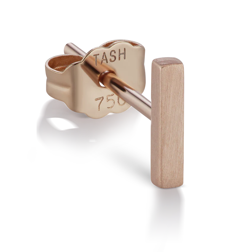 Matte Square Bar Stud Earring - Image 18