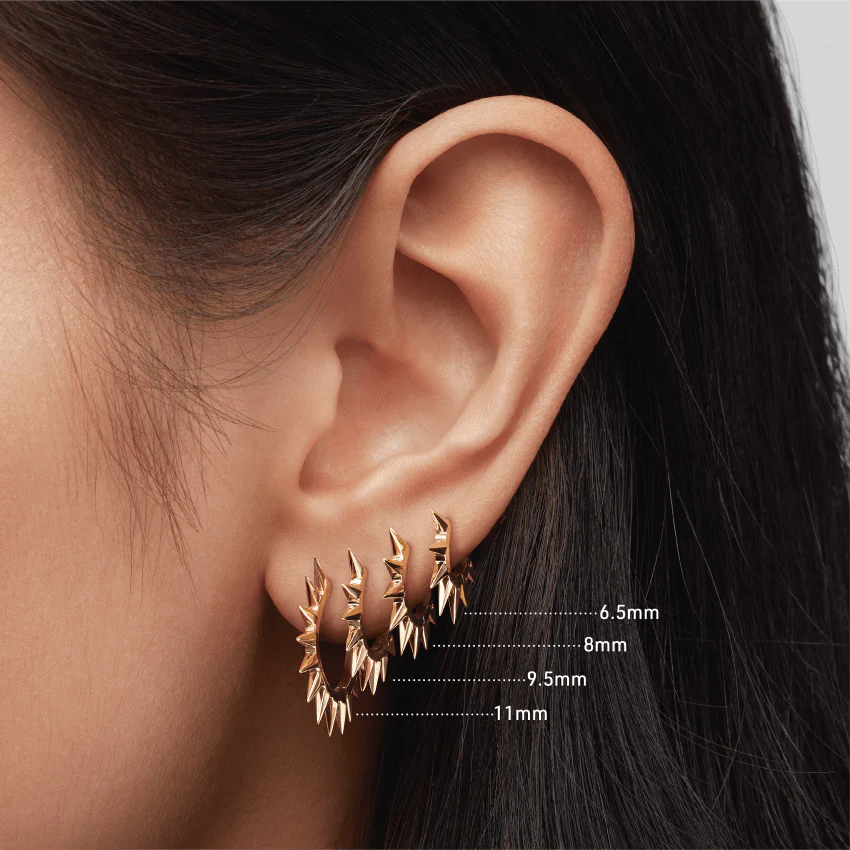 Metal Mohawk Hoop Earring - Image 15