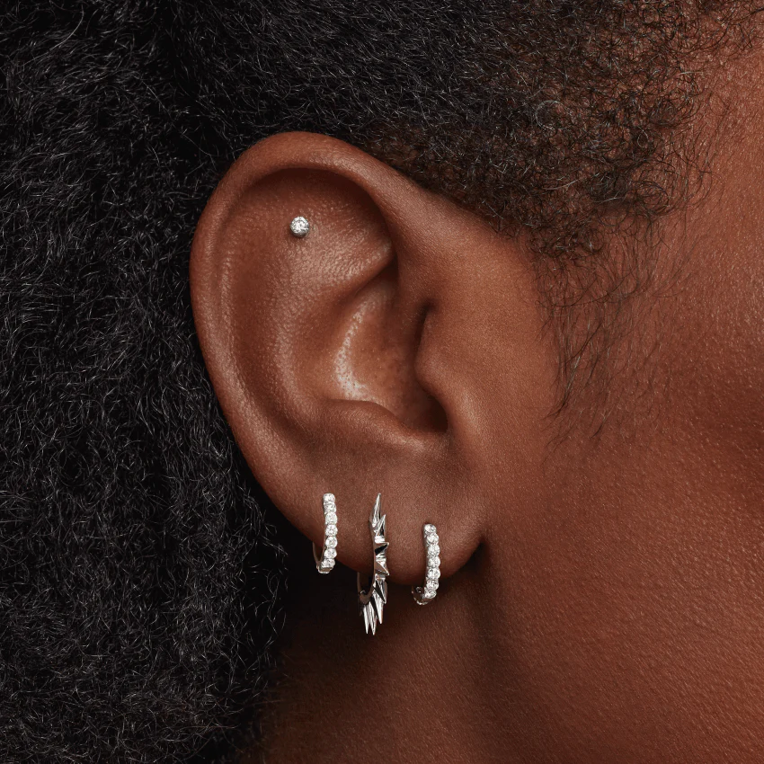 Metal Mohawk Hoop Earring - Image 38