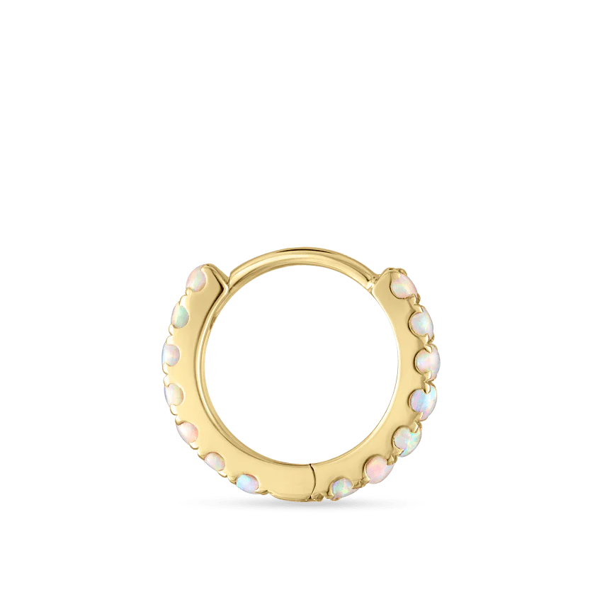 Opal Eternity Hoop Earring - Image 13