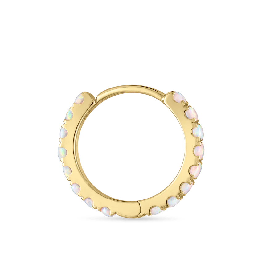 Opal Eternity Hoop Earring - Image 15
