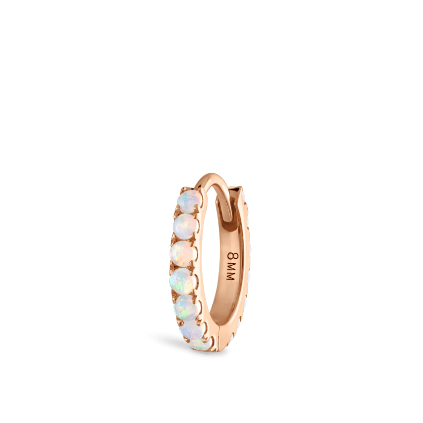 Opal Eternity Hoop Earring - Image 19