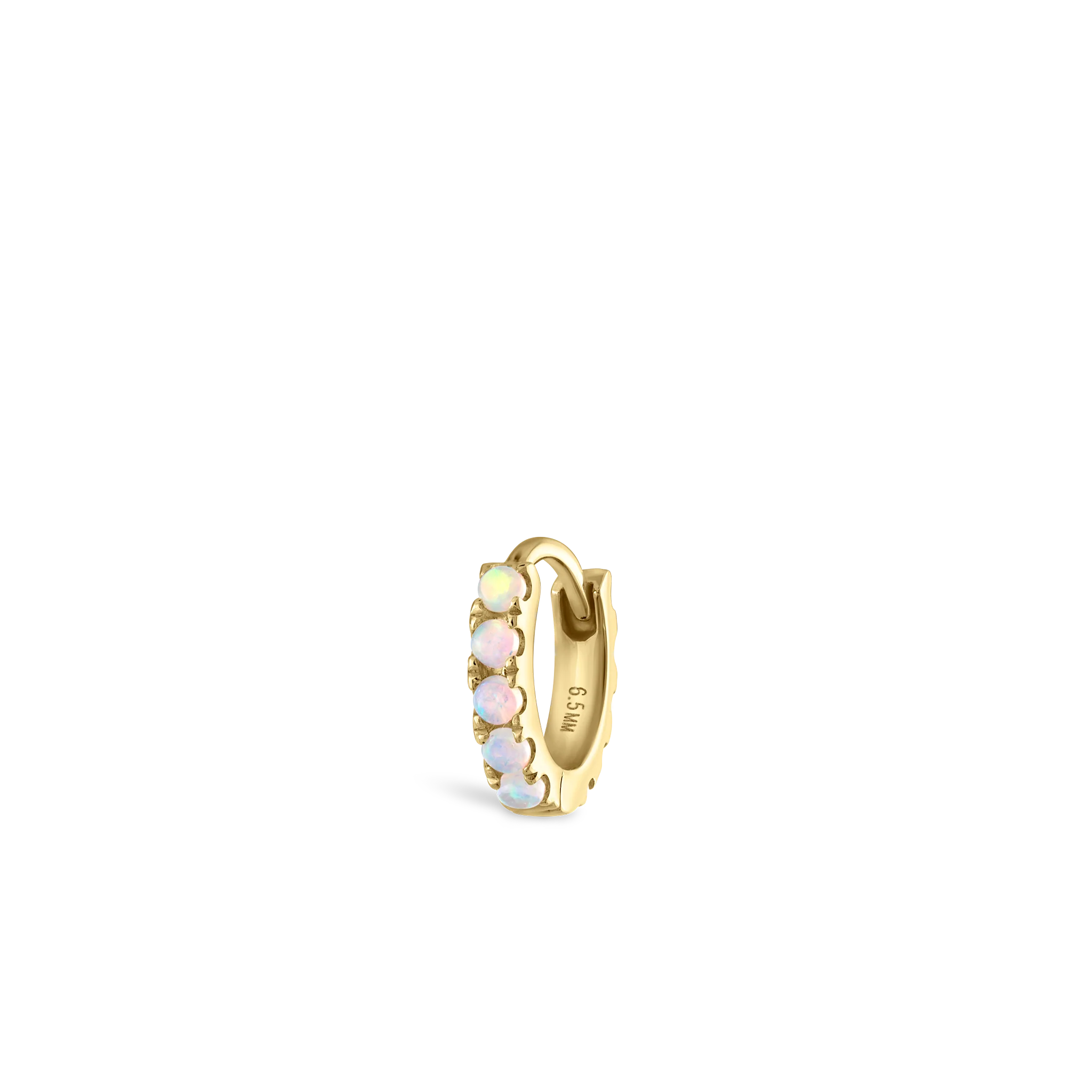 Opal Eternity Hoop Earring - Image 25