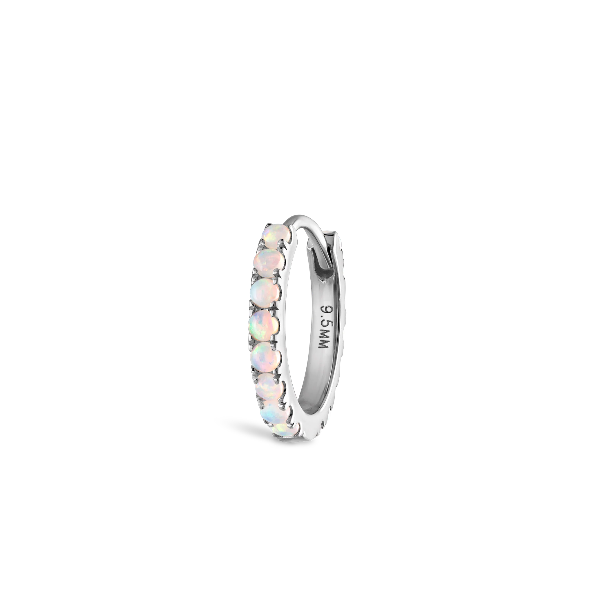 Opal Eternity Hoop Earring - Image 30