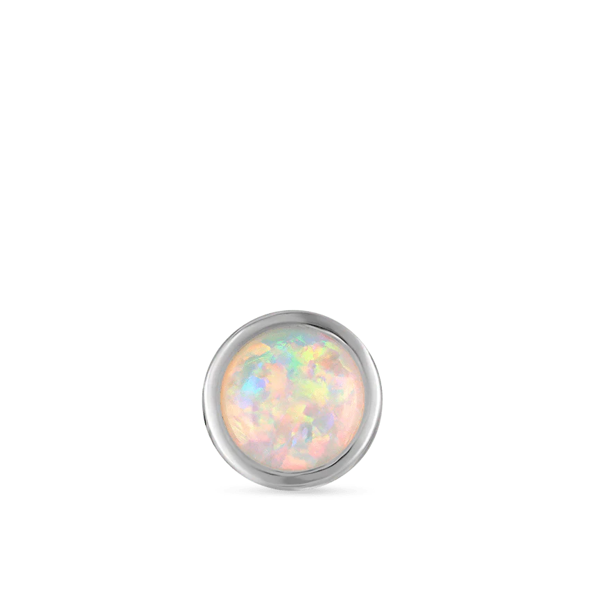 Opal Threaded Stud Earring - Image 13