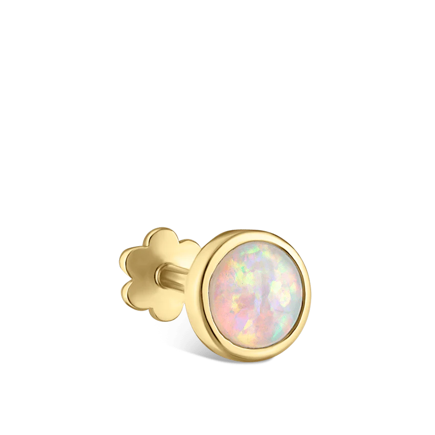 Opal Threaded Stud Earring - Image 25