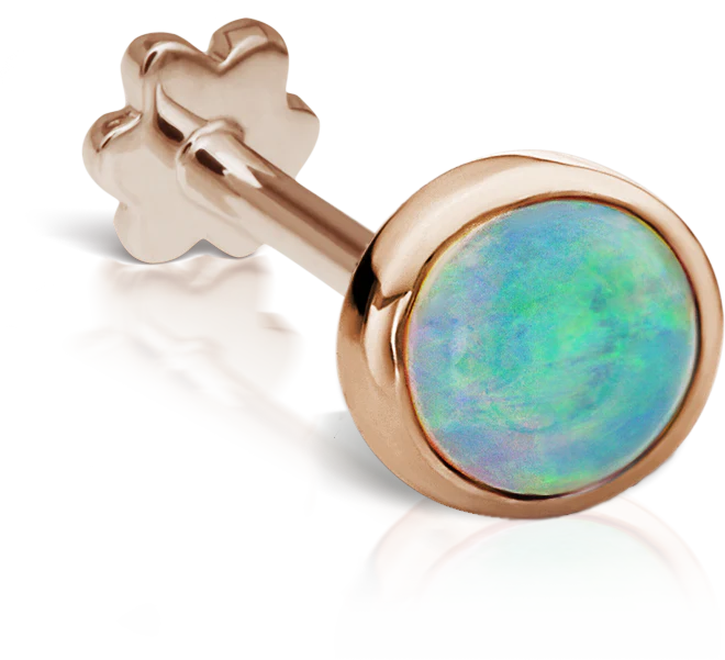 Opal Threaded Stud Earring - Image 42
