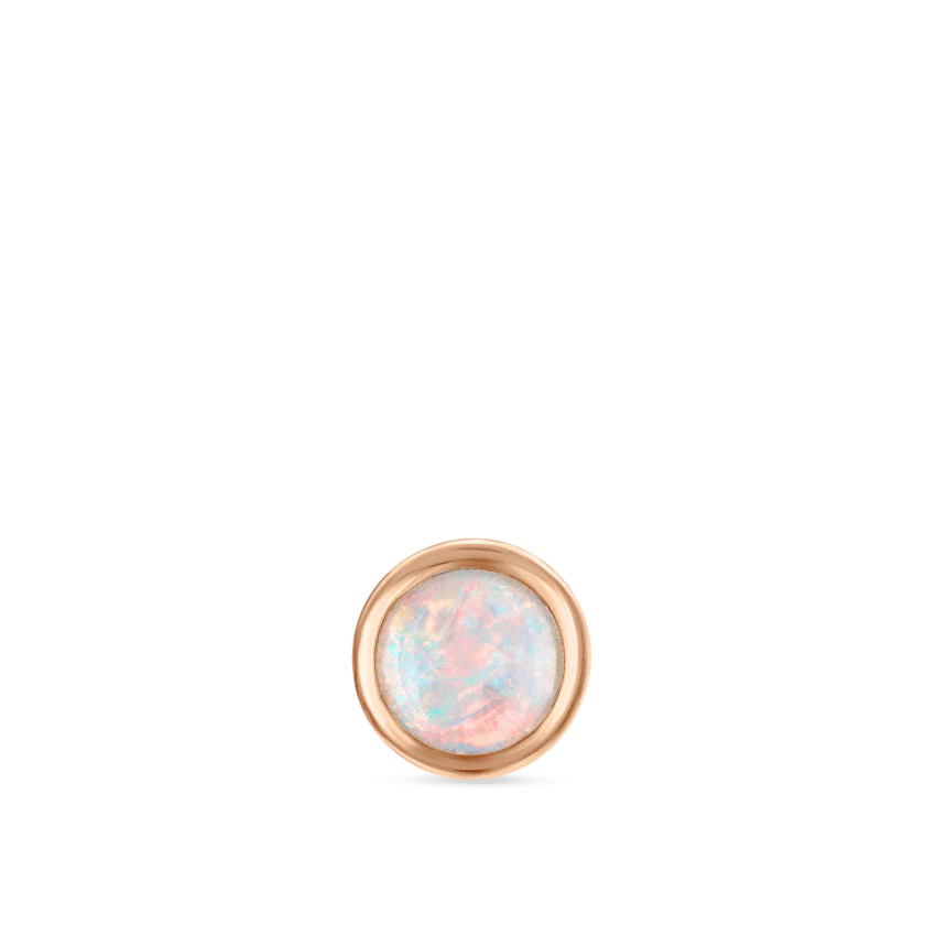 Opal Threaded Stud Earring With Titanium Backing - Image 38
