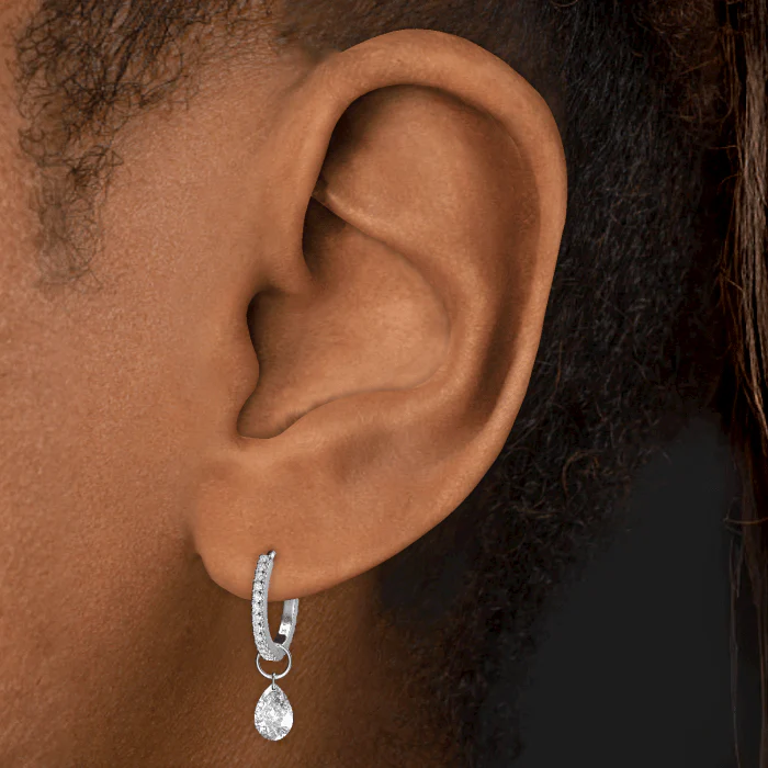 Pear Floating Diamond Charm - Image 15