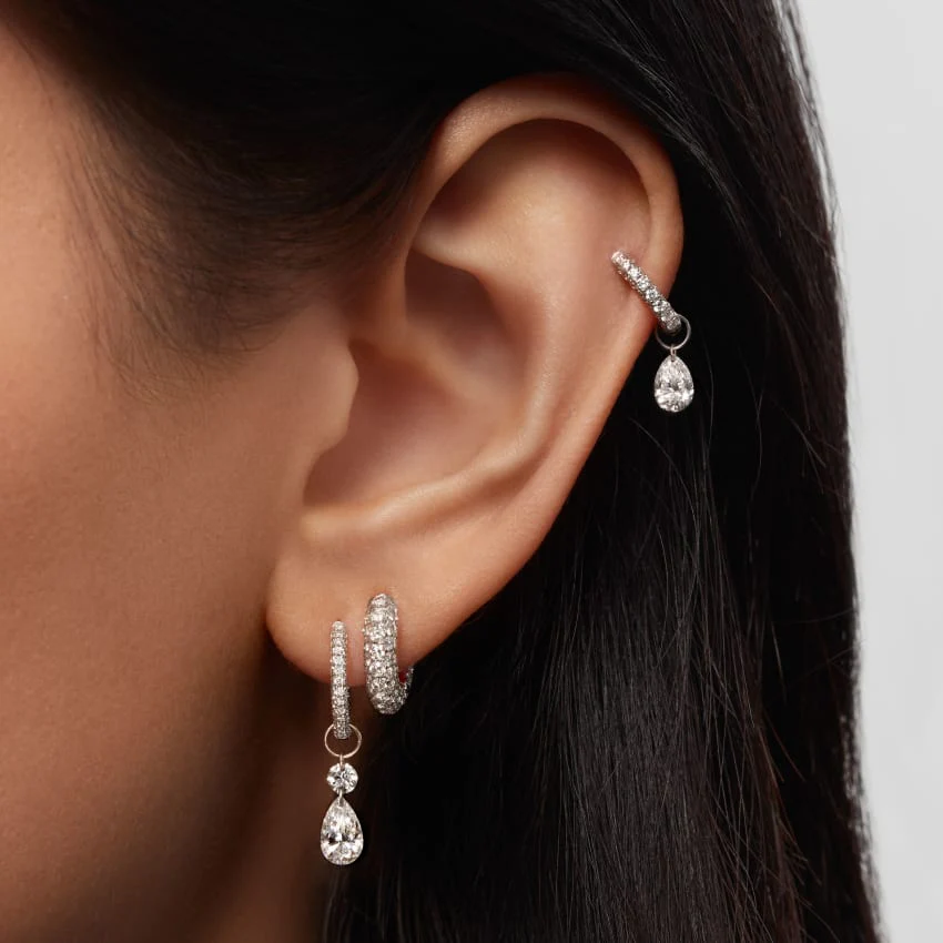 Pear Floating Diamond Charm - Image 35