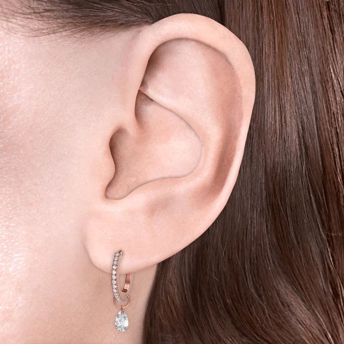 Pear Floating Diamond Charm - Image 61