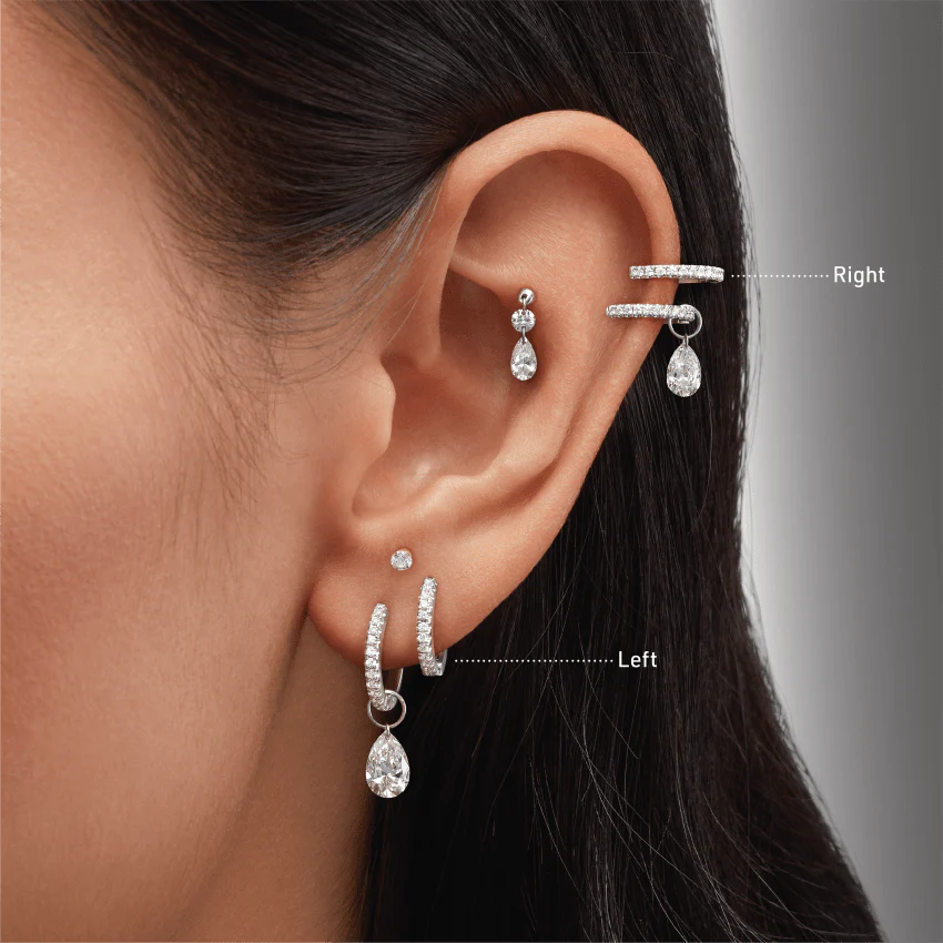 Pear Floating Diamond Charm - Image 67