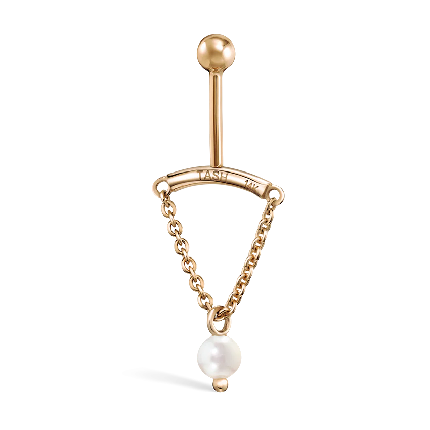 Pearl Drape Threaded Stud Earring - Image 21