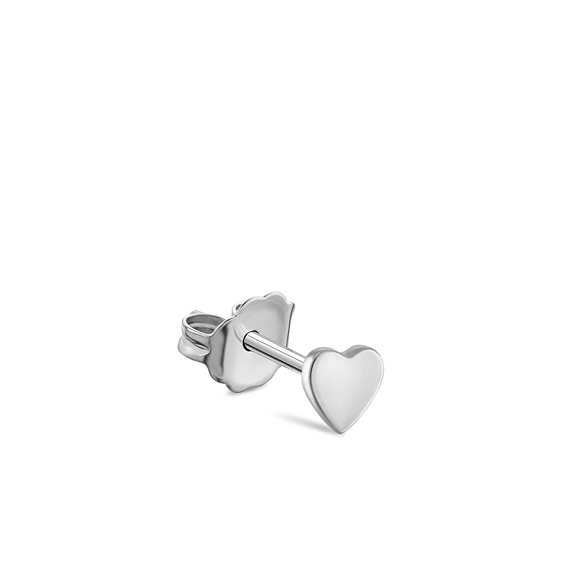 Plain Heart Traditional Stud Earring - Image 18