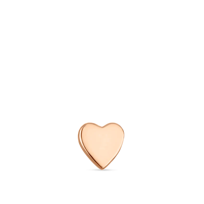 Plain Heart Traditional Stud Earring - Image 9