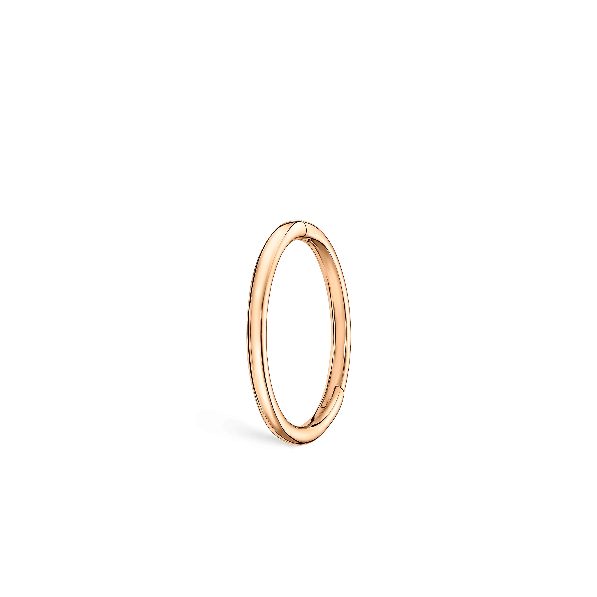 Plain Gold Hoop Earring - Image 36