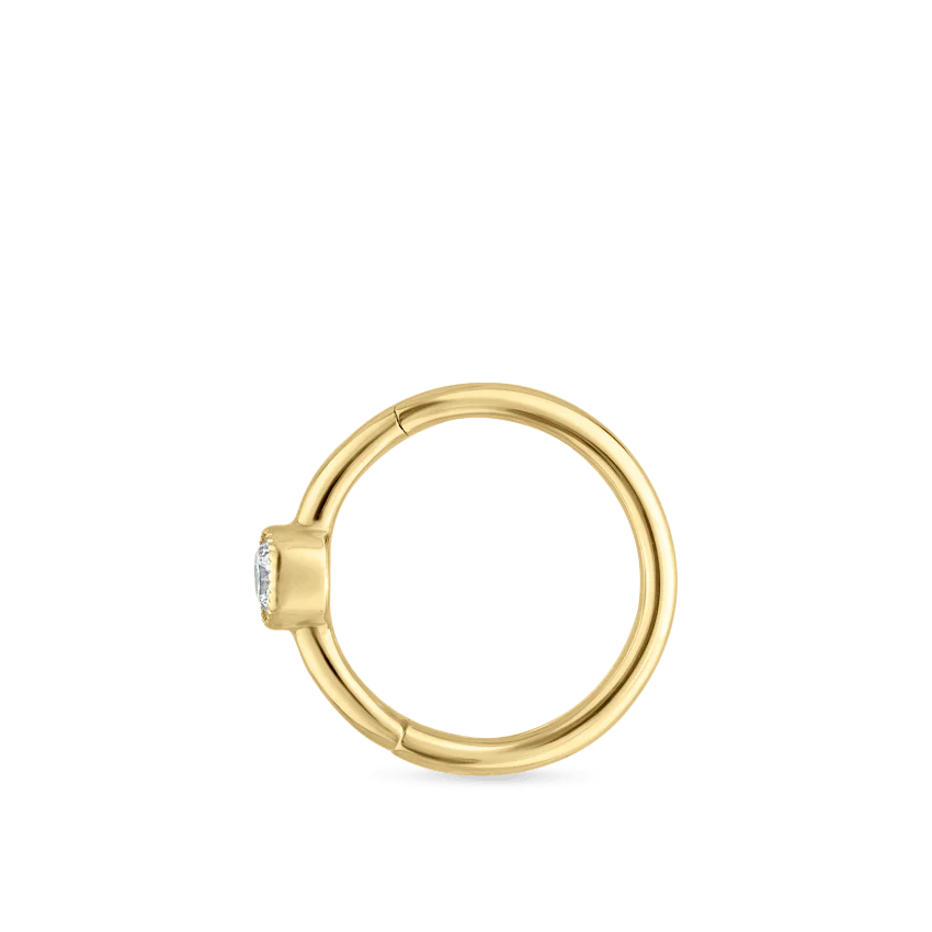 Scalloped Diamond Hoop Earring - Image 25