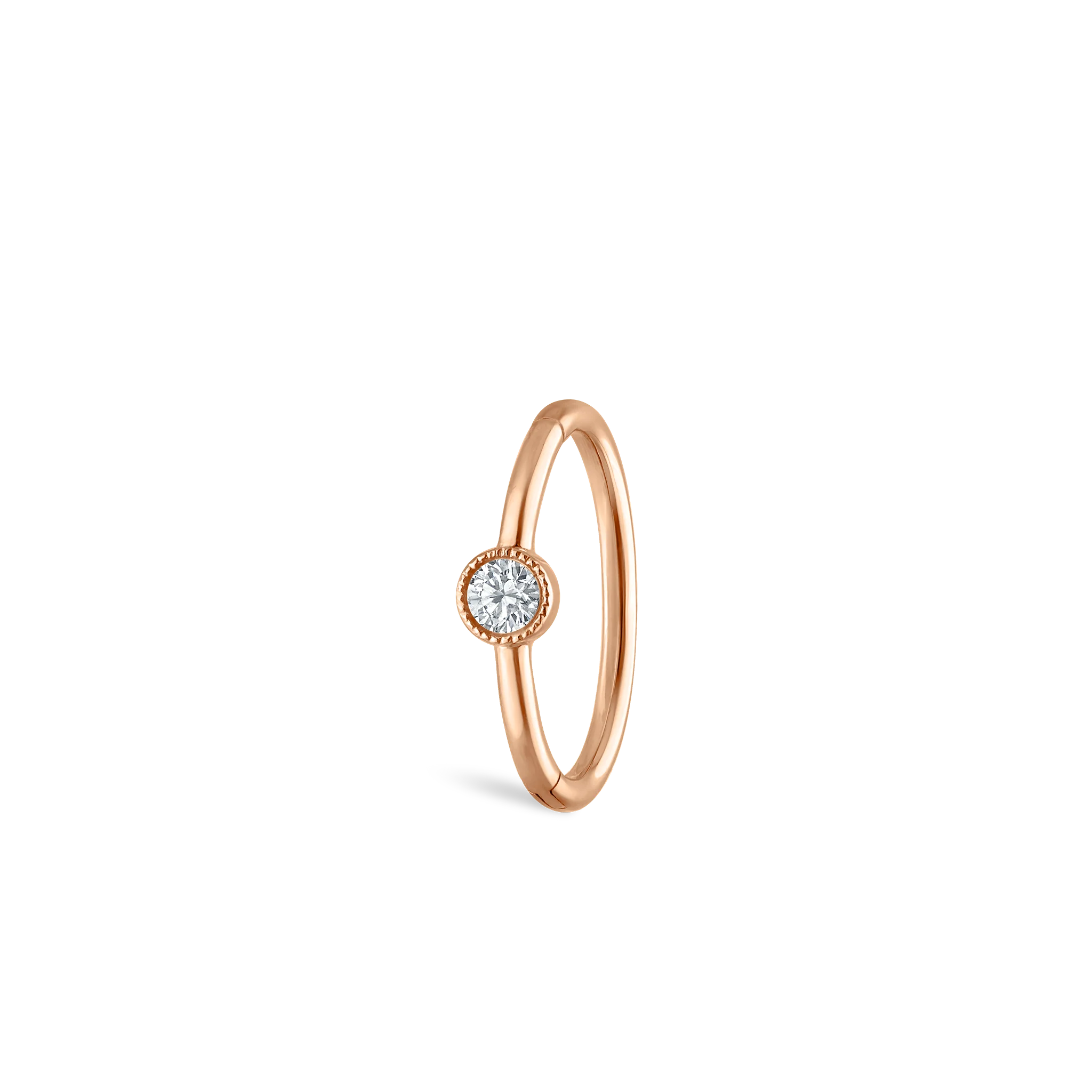 Scalloped Diamond Hoop Earring - Image 52