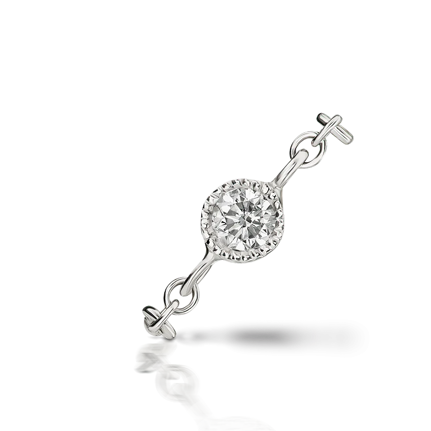Scalloped Set Diamond Chain Orbit - Image 2