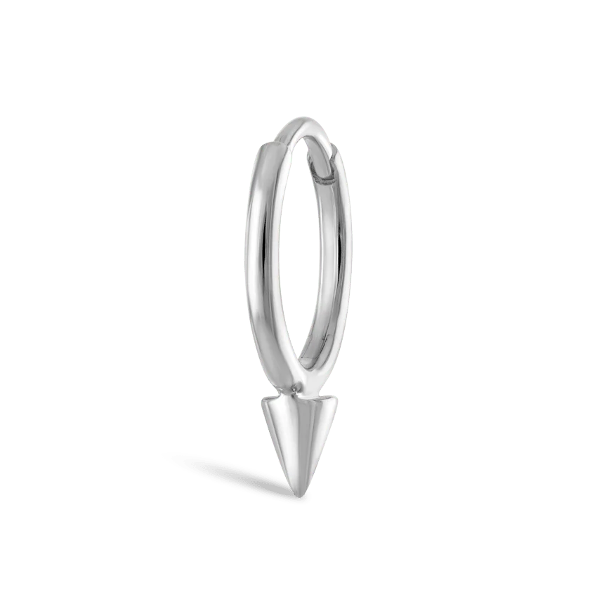 Single Short Spike Hoop Earring (Non-Rotating) - Image 5