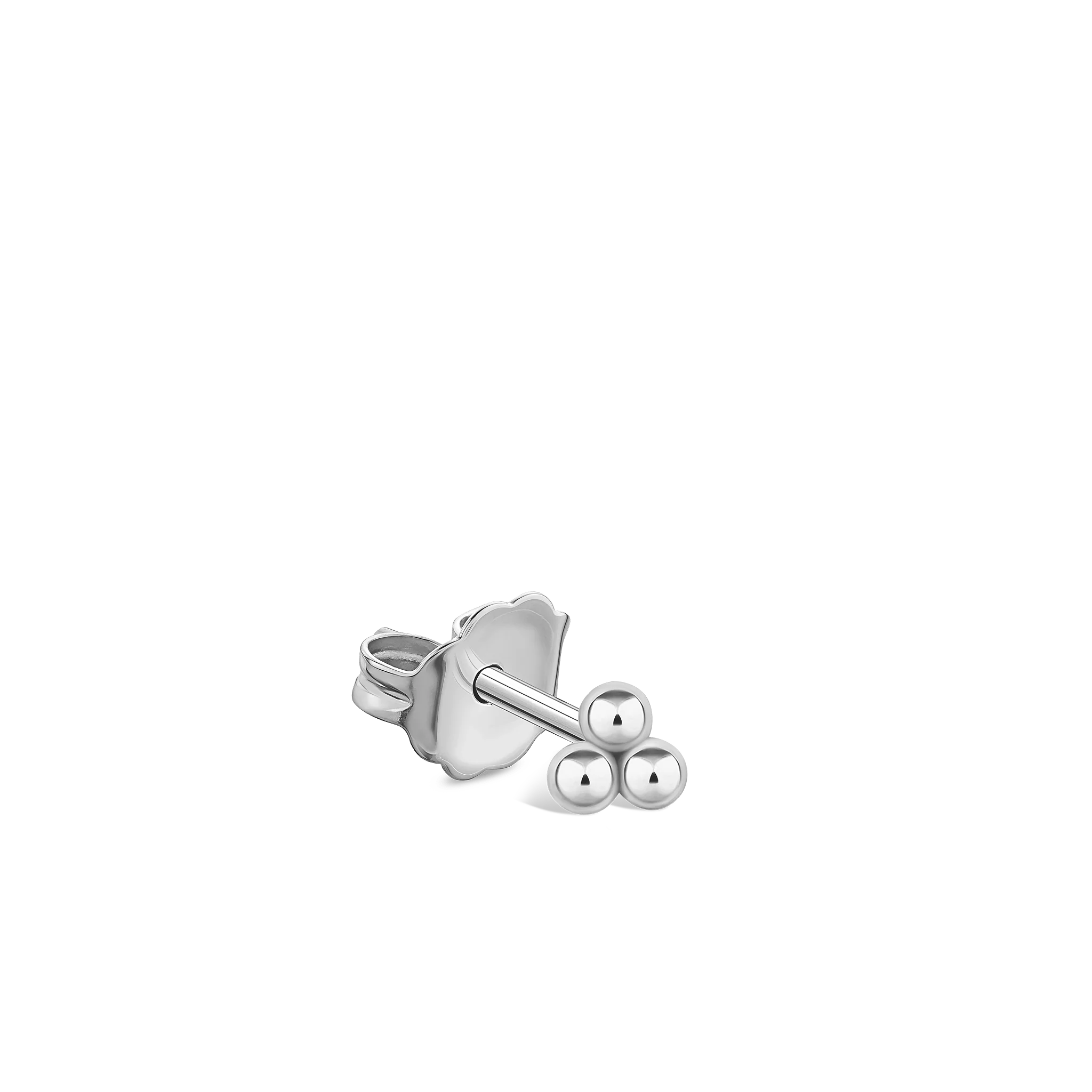 Three Ball Trinity Stud Earring - Image 25